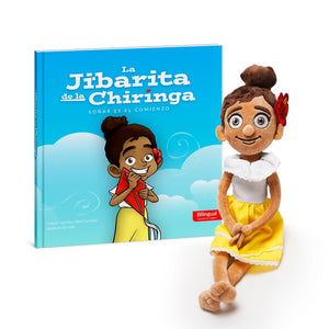 Jibarita de la Chiringa - bilingüe (libro y peluche)
